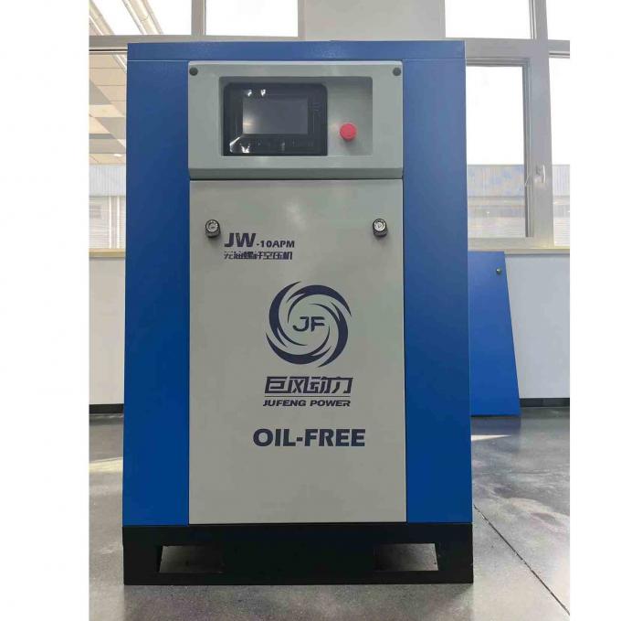 7.5KW 10hp Oil Free Screw Air Compressor Water Lubrication
