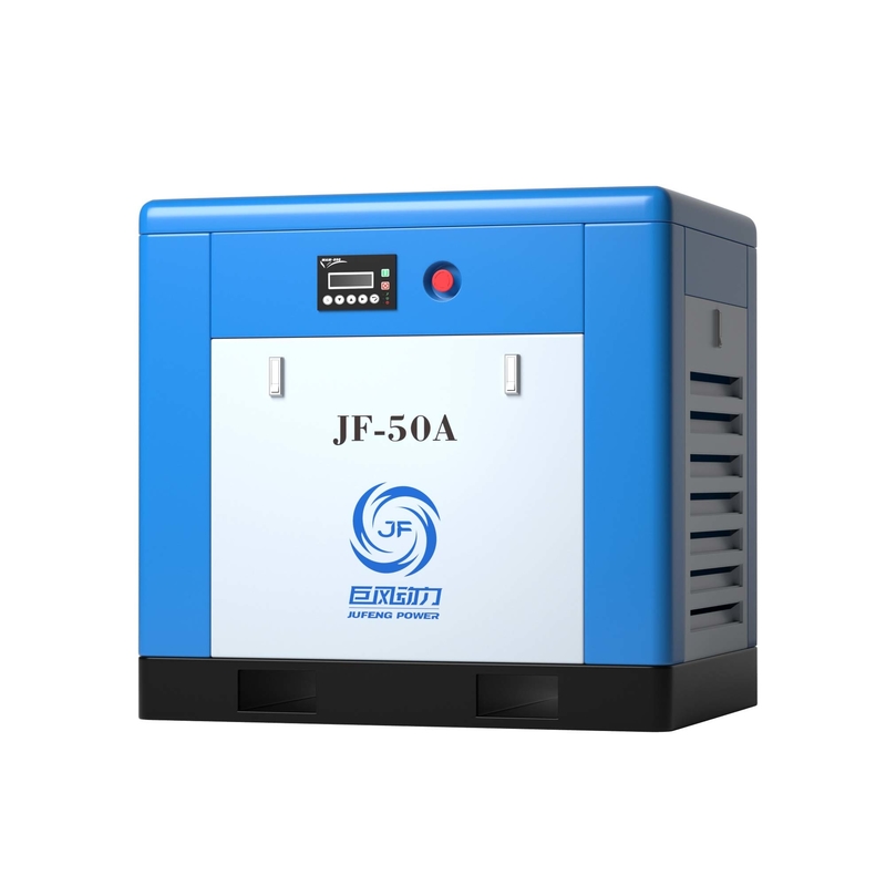 50HP Single Stage Protable Belt Driven Screw Air Compressor 37KW 8 Bar Pressure