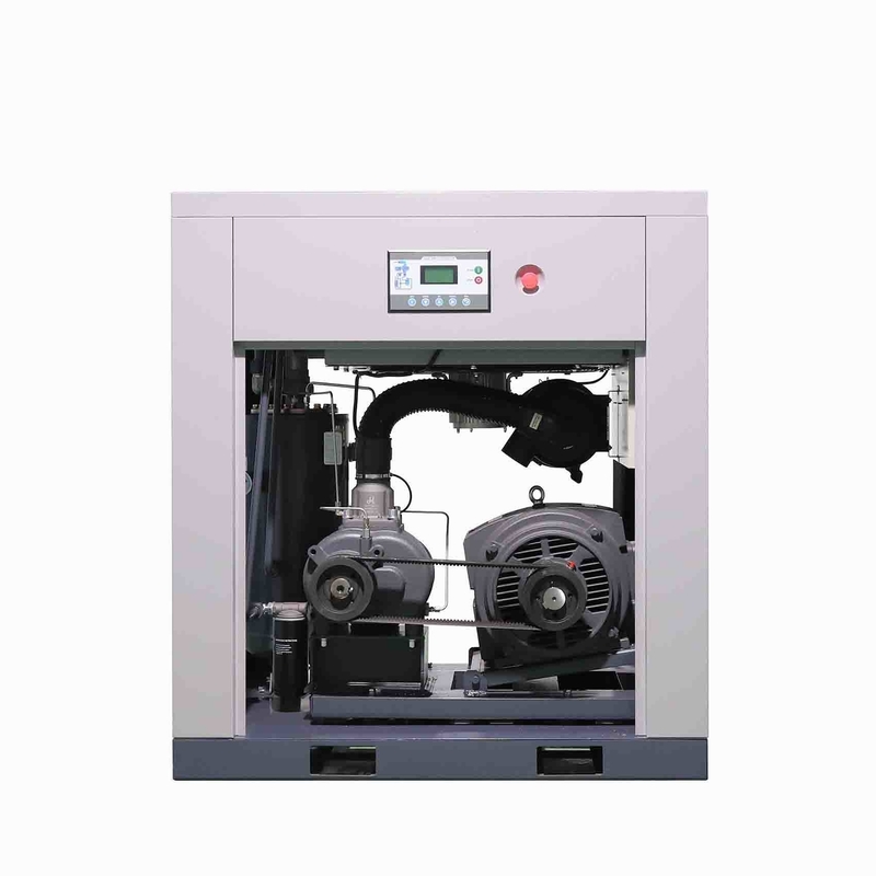 50HP Single Stage Protable Belt Driven Screw Air Compressor 37KW 8 Bar Pressure