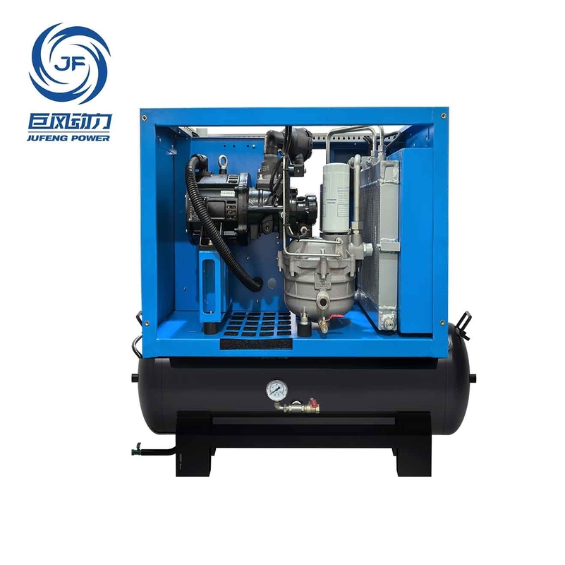 65-75 dB A Noise Level Single Phase Portable Screw Air Compressor with 110V/220V Voltage and 200-700 L/min Displacement