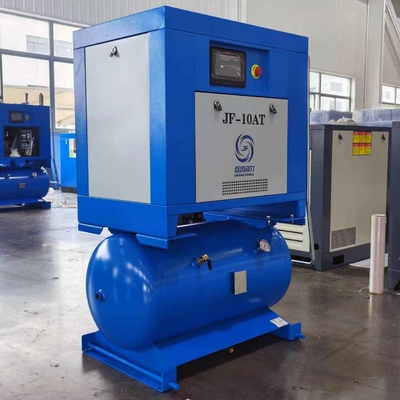 2-in-1 Integrated Screw Air Compressor with Air Receiver Tank