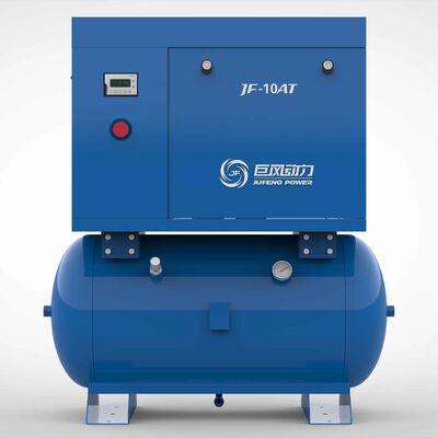 Jufeng 10HP 7.5kW Single-Phase Permanent Magnet Screw Air Compressor